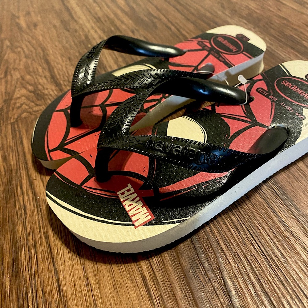 Boys Spider-Man havaianas flip flops